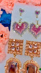 Pink Paradise 6pc Earring Set