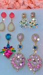 Pink Paradise 6pc Earring Set