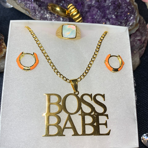 Random Surprise BossBabe Necklace Set