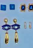 Blue Dream 6pc Earring Set