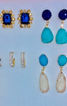 Blue Dream 6pc Earring Set