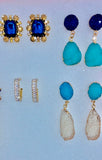 Blue Dream 6pc Earring Set