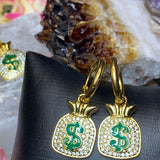 Get $$ Money Bag Earrings