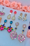 Pink Paradise 6pc Earring Set