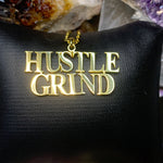 Hustle Grind Sterling Necklace