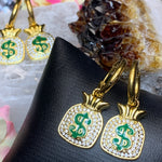 Get $$ Money Bag Earrings