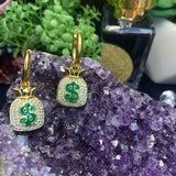 Get $$ Money Bag Earrings