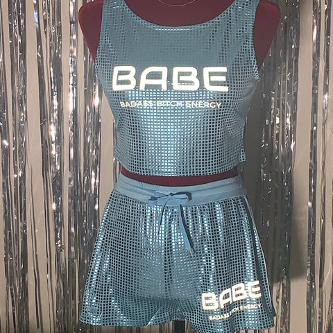 Reflective BABE 2pc Set (preorder- 2 options available)