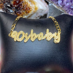 Retro Script 90sbaby Necklace