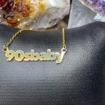 90sbaby Mini Statement Necklace (customizable)