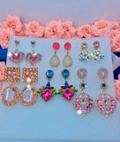 Pink Paradise 6pc Earring Set