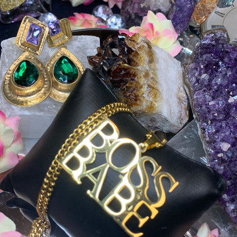 BossBabe + Gold Goddess Earring Set