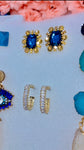 Blue Dream 6pc Earring Set