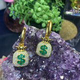 Get $$ Money Bag Earrings